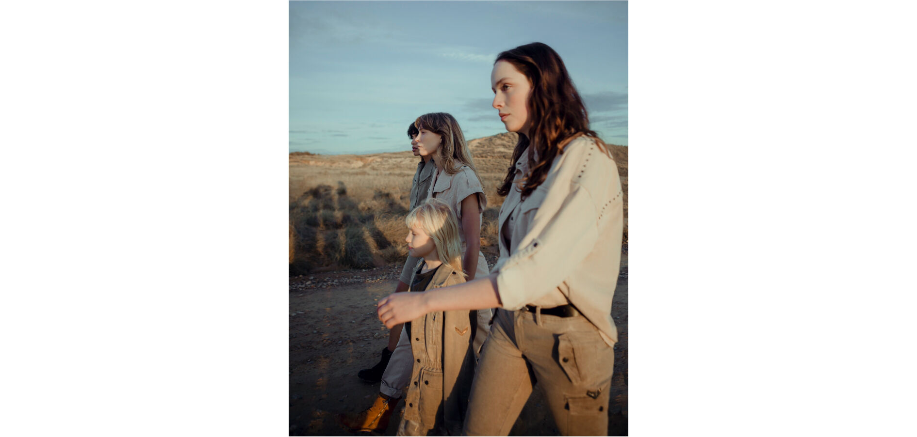 Women’s desert studded Terra Denim shirt