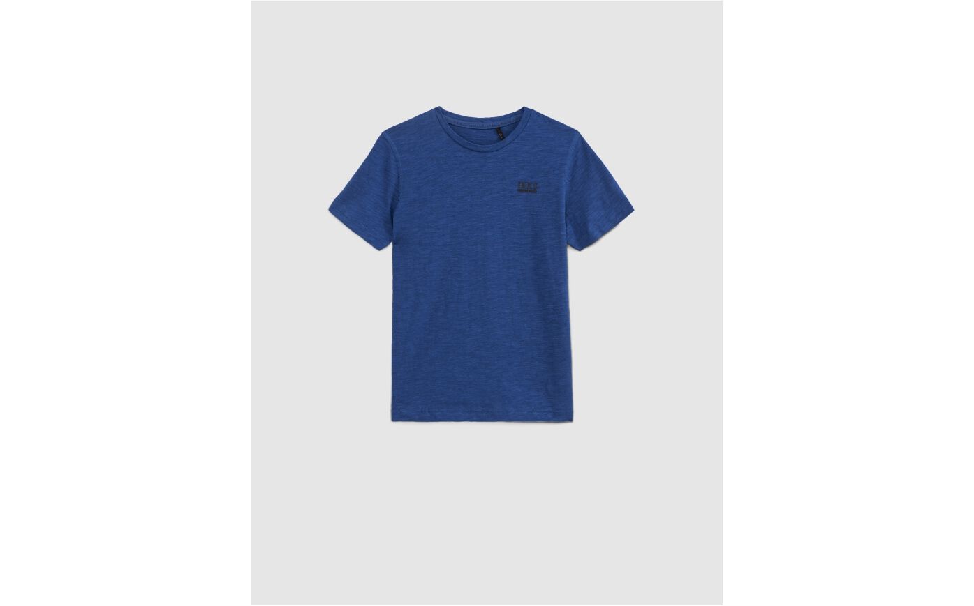 Boys’ blue Essential organic cotton T-shirt