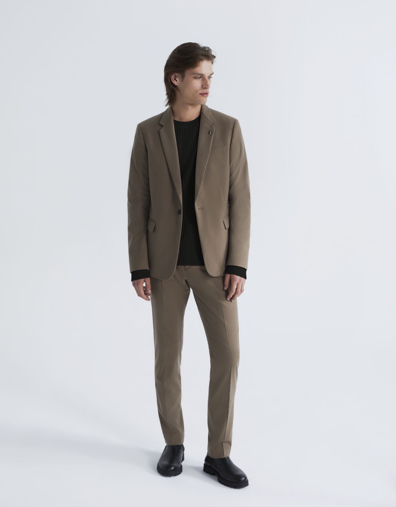Pure Edition - Pantalon de costume cappuccino Manteco® Homme