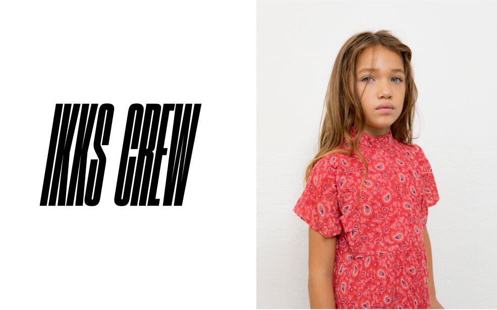 Blusa roja Ecovero™ cachemira niña
