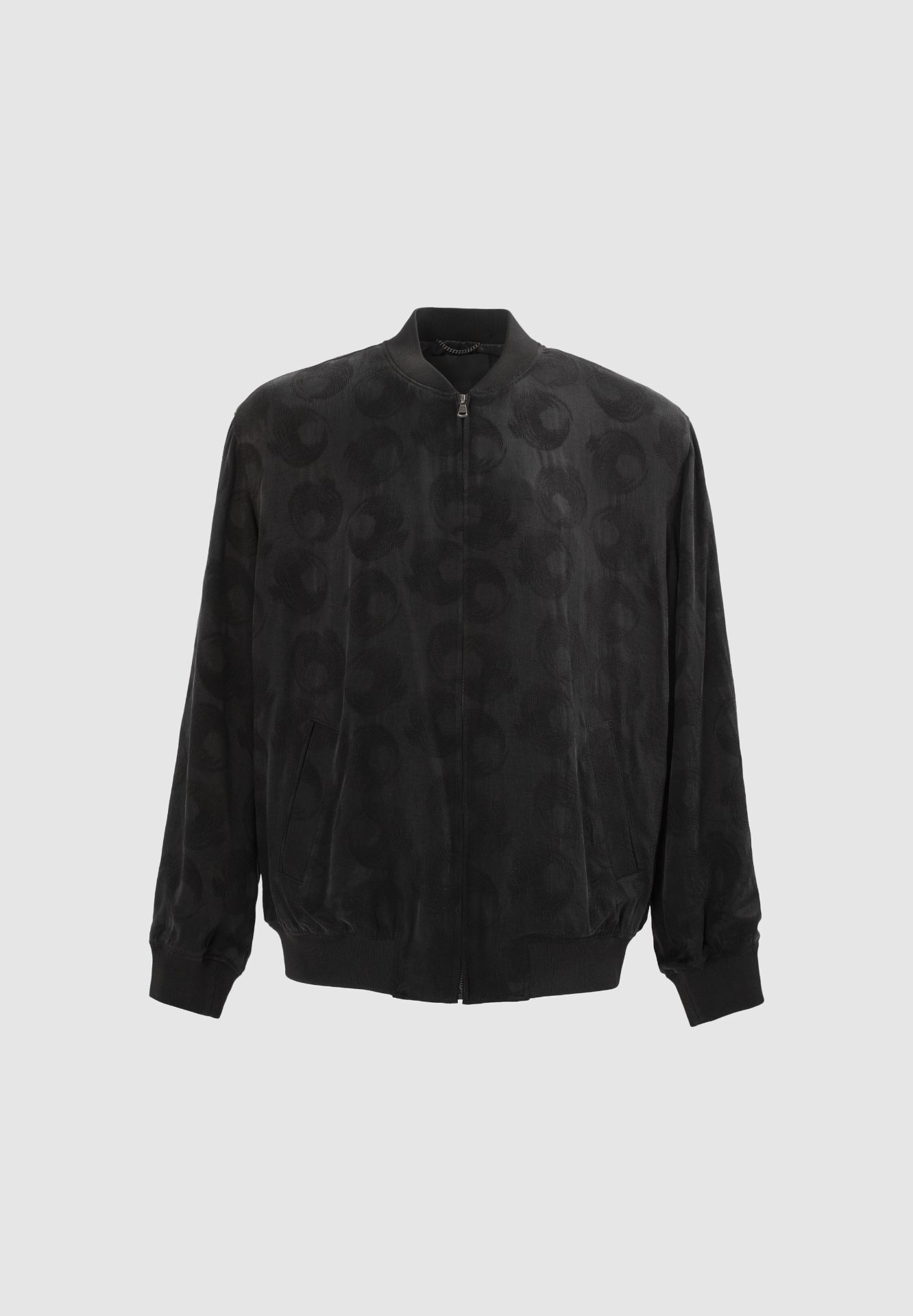 Pure Edition – Men’s black decorative jacquard jacket