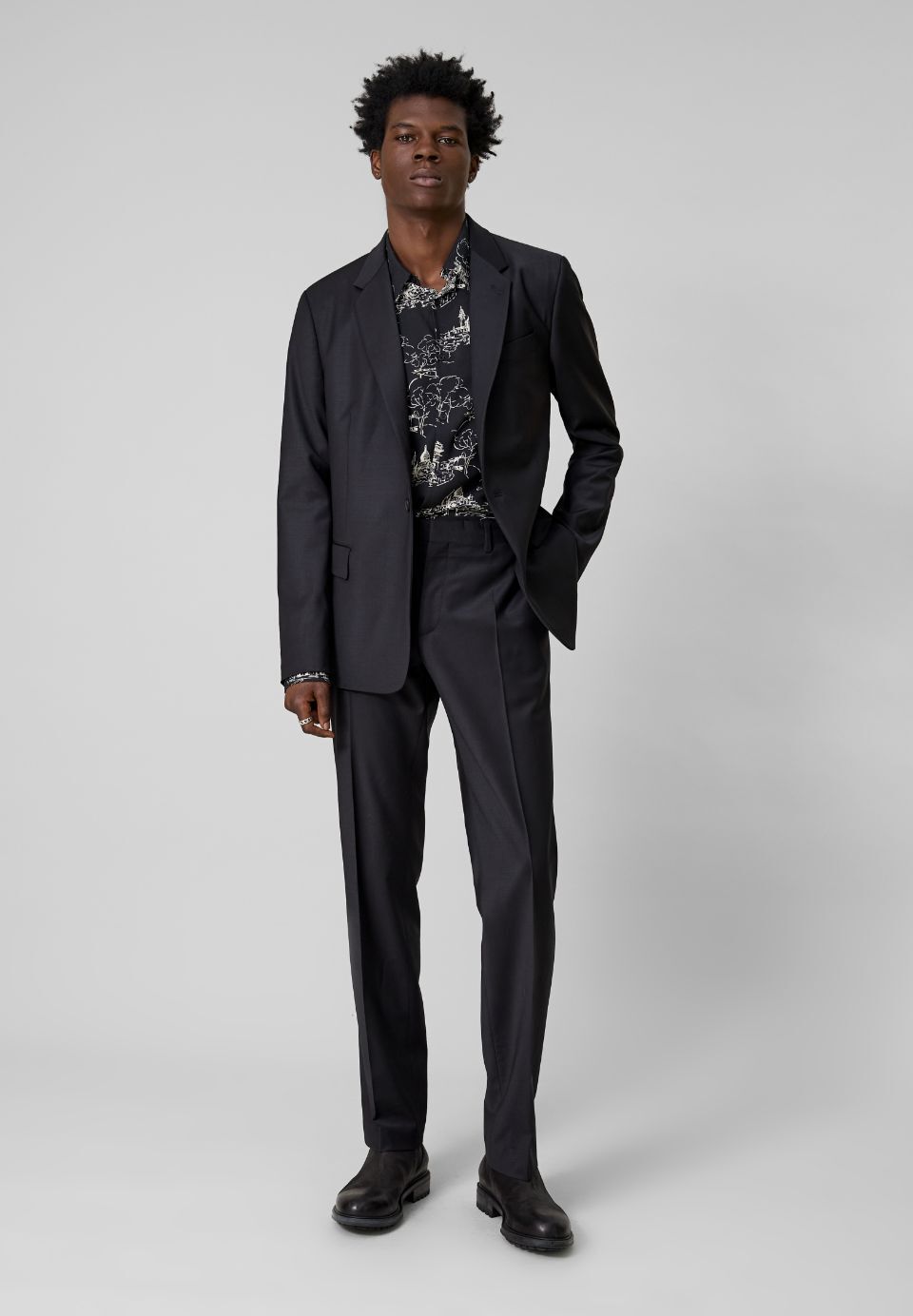 Pure Edition-Black suit trousers