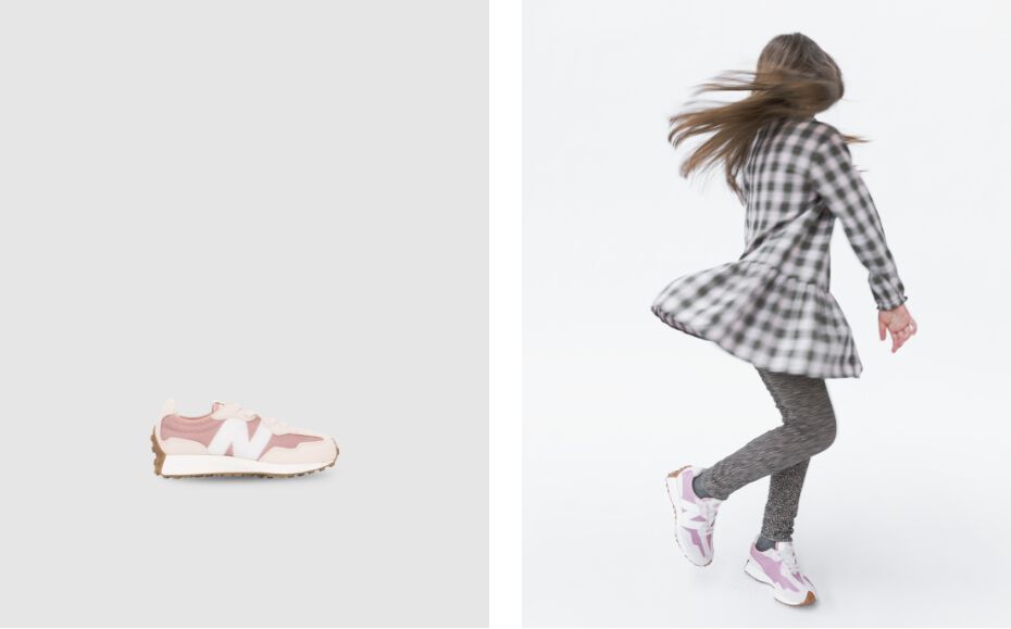 New Balance sneakers 327 Roze meisjes