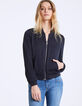 Bombers marine en crêpe réversible léopard femme-3