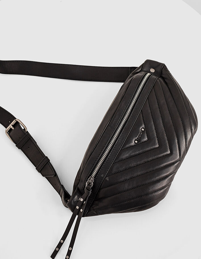 Women’s 1440 BELT POCKET quilted leather waist bag - IKKS
