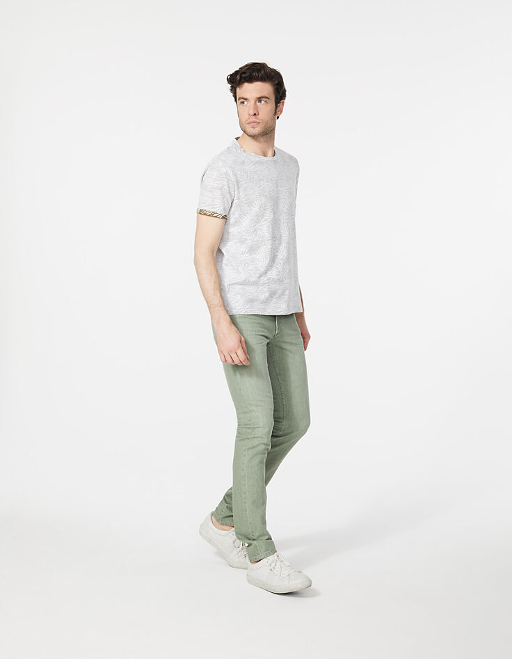 Jean slim kaki Salvation Homme-6
