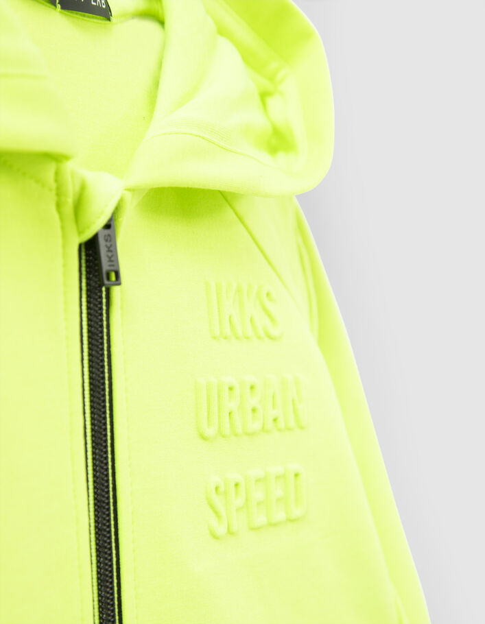 Neongrüne Jungensweatjacke-7
