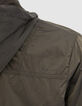 Blouson kaki en nylon Homme-5