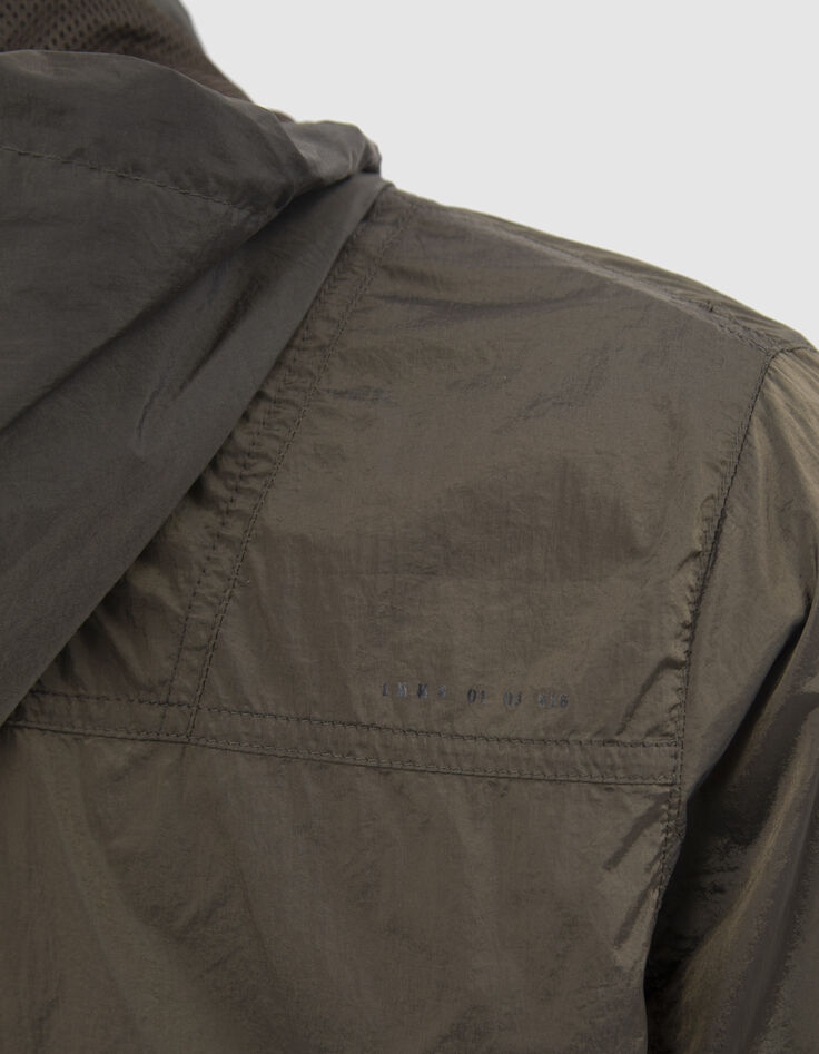 Blouson kaki en nylon Homme-5