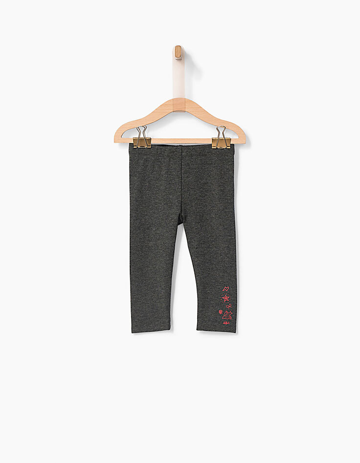 Ensemble 2 en 1 robe et leggings bébé fille-3