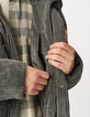 Men’s grey corduroy padded jacket with detachable hood-4 Men’s grey corduroy padded jacket with detachable hood-4
