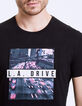 Zwart geborduurd heren-T-shirt L.A. Drive-2