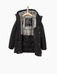 Parka noire chaude et waterproof garçon-4