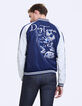 Tweekleurig herenbaseballjack borduurwerk rug-4