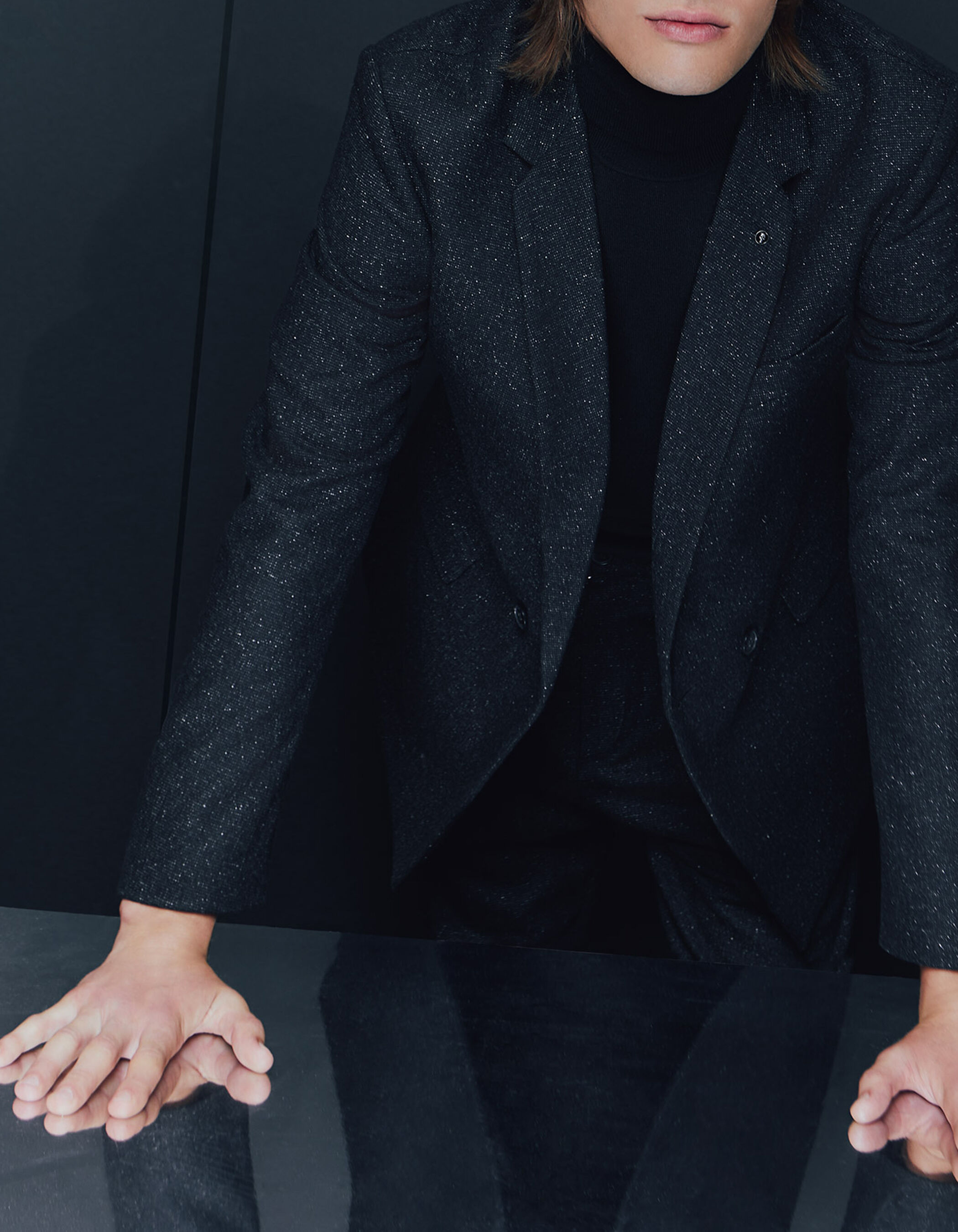 Pure Edition Antraciet blazer double breasted Heren