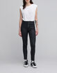 Sleeveless white t-shirt with round neck sail-1