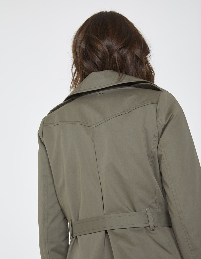 Trench court kaki femme IKKS