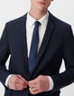 Marine SLIM blazer milanotricot Heren-3