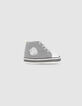 Graue und weiße Sneakers für Babymädchen-1