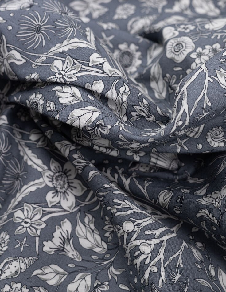 Chemise SLIM orage tissu Liberty coquillages Homme-7 Chemise SLIM orage tissu Liberty coquillages Homme-7
