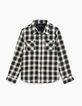 Boys’ black checked shirt -2