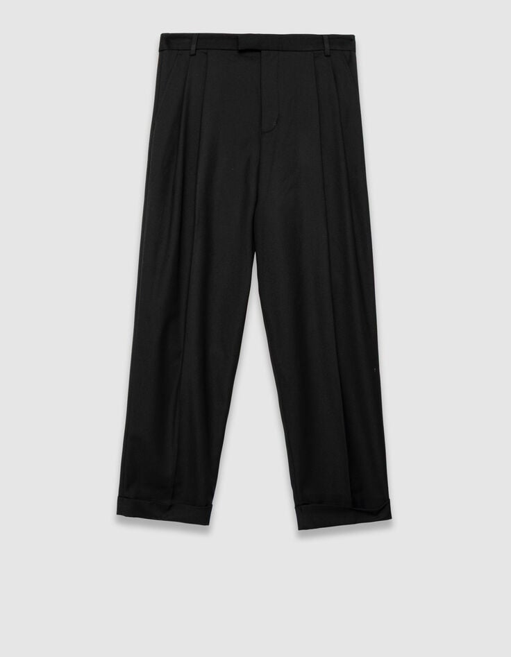 Schwarze Damen-Cropped-Hose Umschlag-5 Schwarze Damen-Cropped-Hose Umschlag-5
