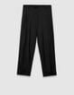 Schwarze Damen-Cropped-Hose Umschlag-5 Schwarze Damen-Cropped-Hose Umschlag-5