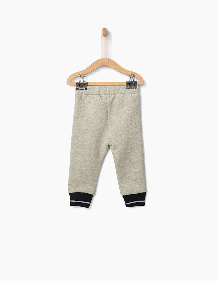 Pantalon gris en néo-molleton bébé fille - IKKS