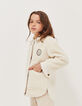 Chaqueta cruda de Sherpa forma sobrecamisa niña-2