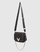 The 111 BAMBOO BEACH black mix raffia and suede for women-5