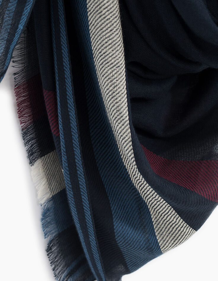 Men's striped scarf-3