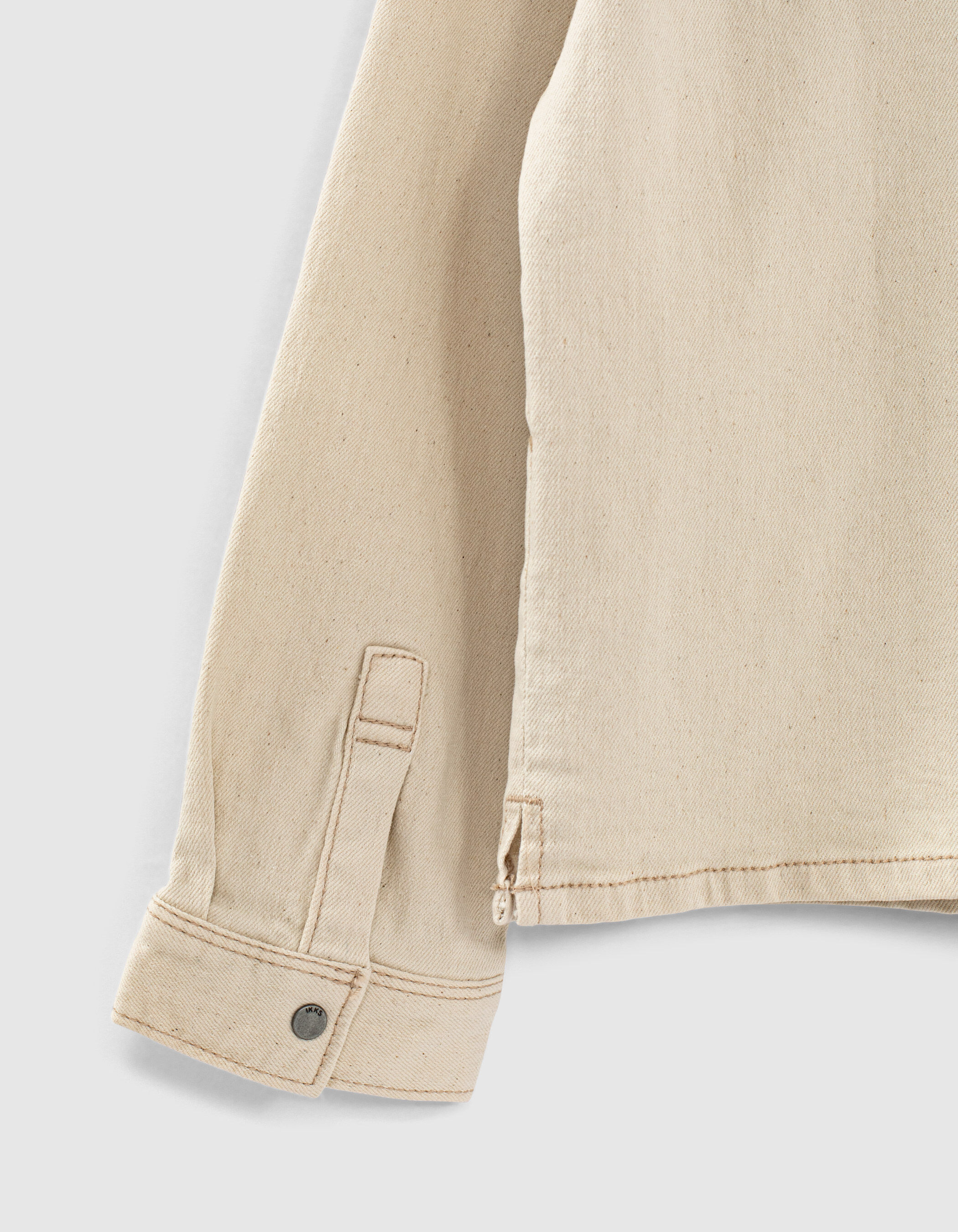 Sobrecamisa vaquera marfil chico IKKS