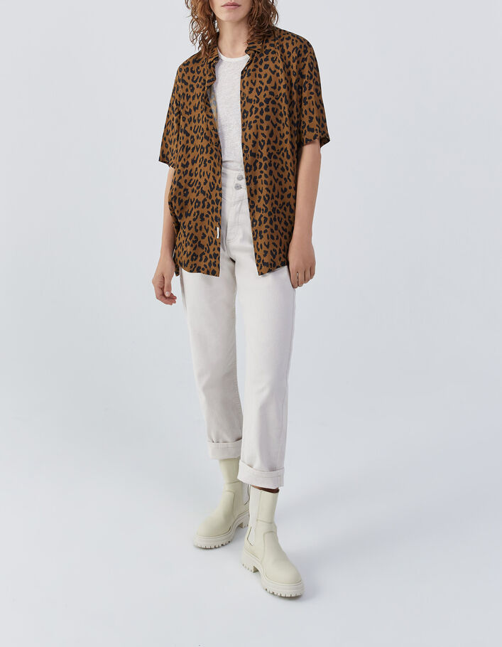 Camisa especia leopardo hombre