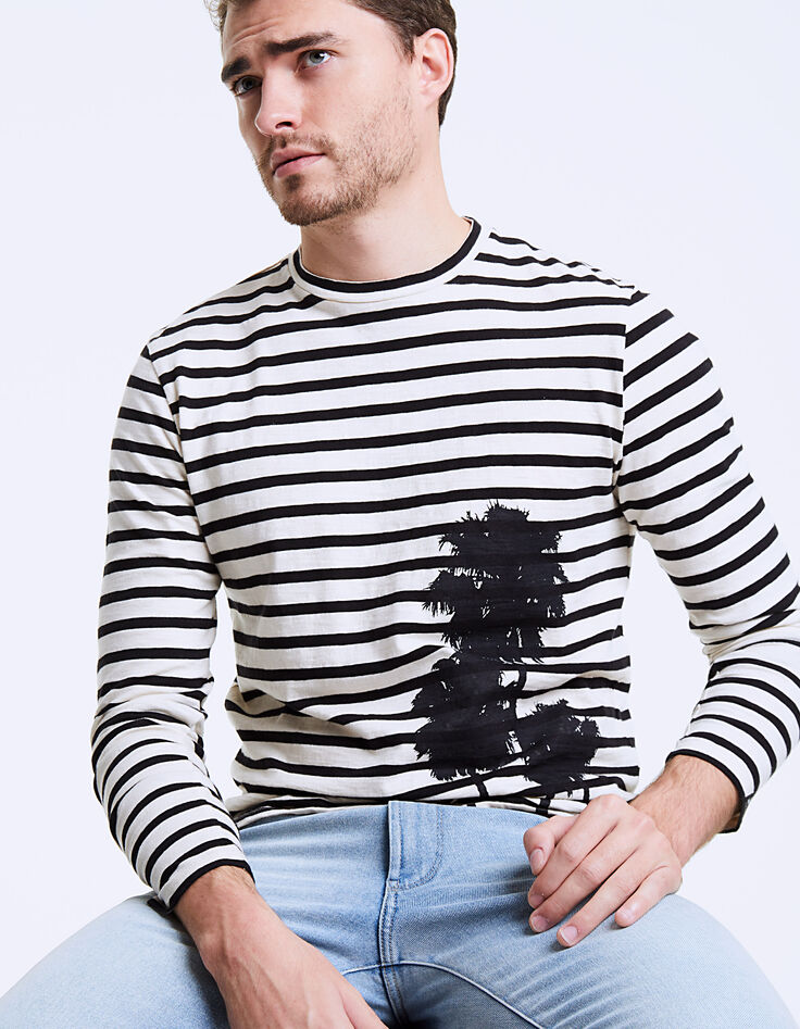 Marinière à visuels palmiers Homme-2
