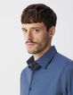Camisa SLIM tinta popelina hombre-4
