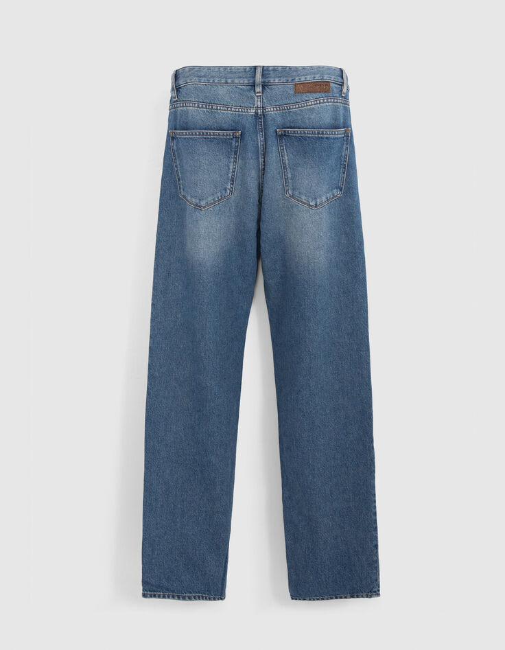Men's STRAIGHT COMFORT indigo jeans-2