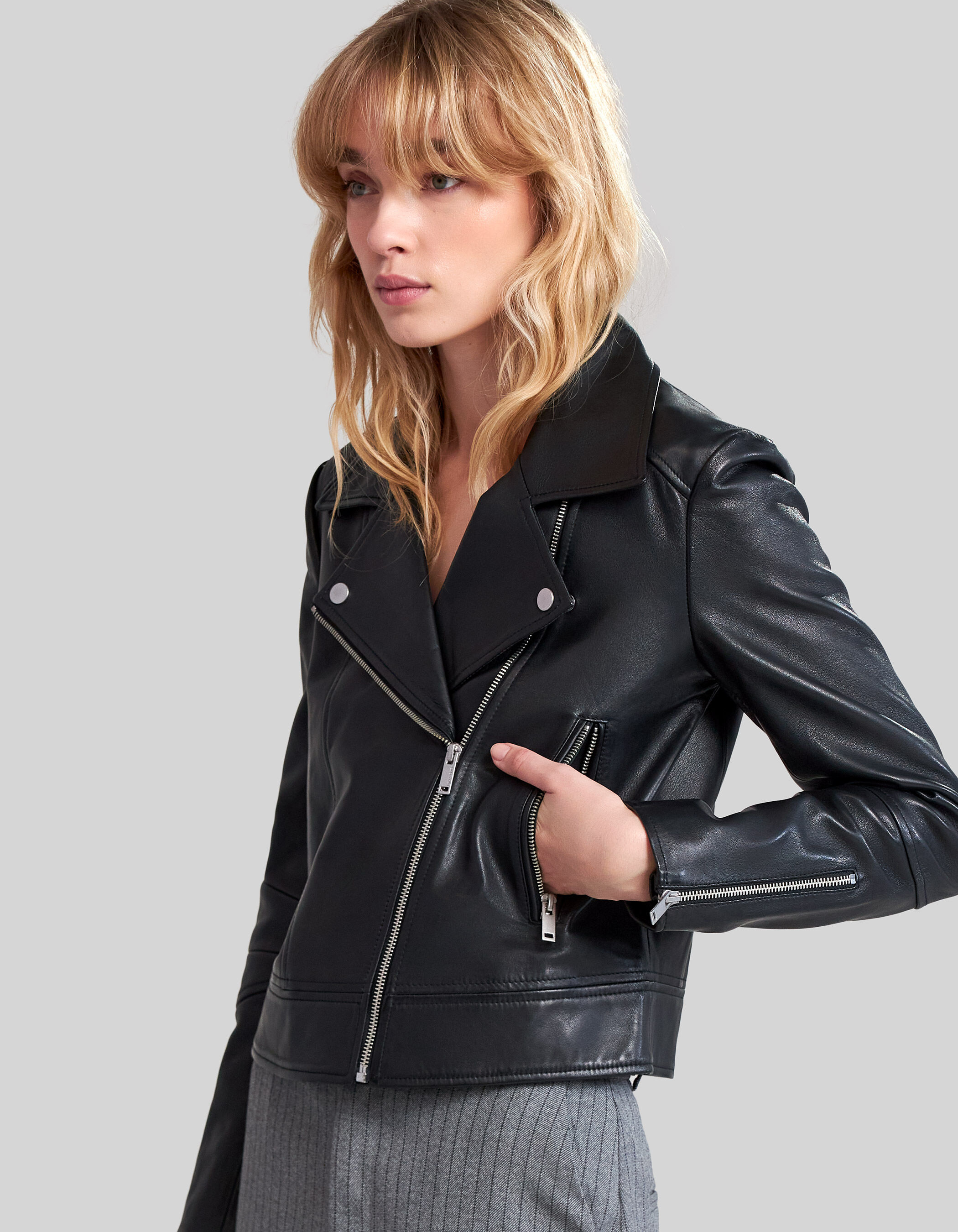 Jupe cuir ikks on sale femme