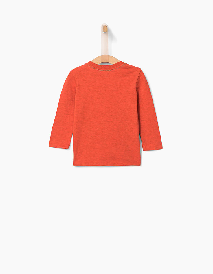 Camiseta naranja bebé niño -3 Camiseta naranja bebé niño -3