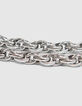Women's twisted link necklace-4