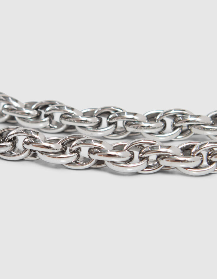 Women's twisted link necklace-4