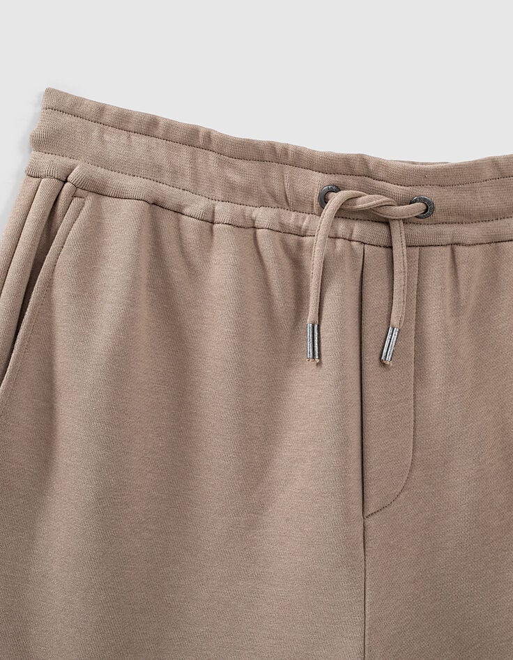 Jogging marron clair bio élastiqué Homme-2