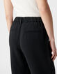 Pantalon noir droit Femme-6