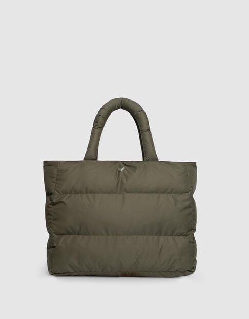 Cabas kaki nylon matelassé Femme - IKKS