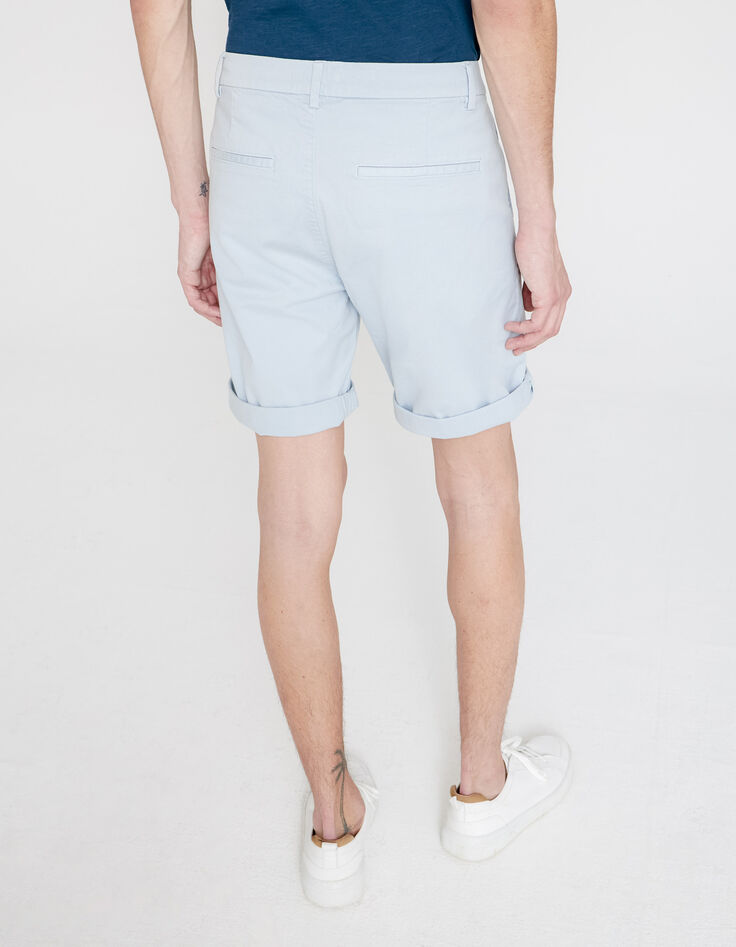 Azuur chino-bermuda TAPERED Heren-3