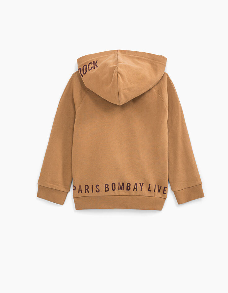 Jungensweatshirt mit Flockierung und Schriftzügen -3 Jungensweatshirt mit Flockierung und Schriftzügen -3
