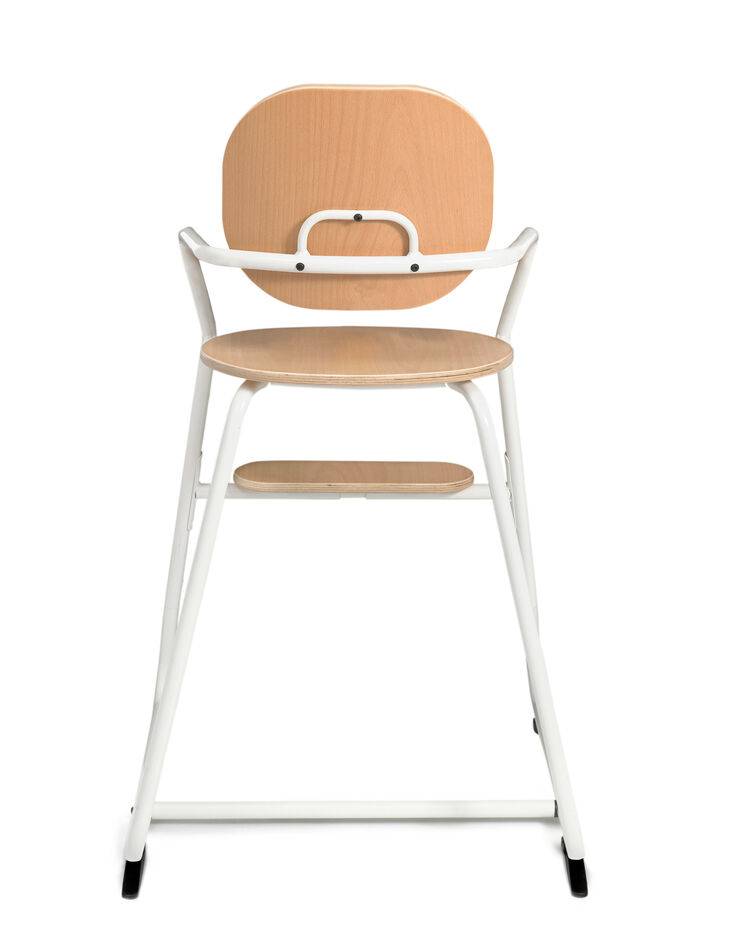 CHARLIE CRANE Tibu beech and white flexible high chair-2 CHARLIE CRANE Tibu beech and white flexible high chair-2