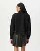Veste oversize grise gaze de coton bio Femme-3