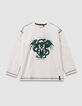 Camiseta blanca algodón Harry Potter niño-3
