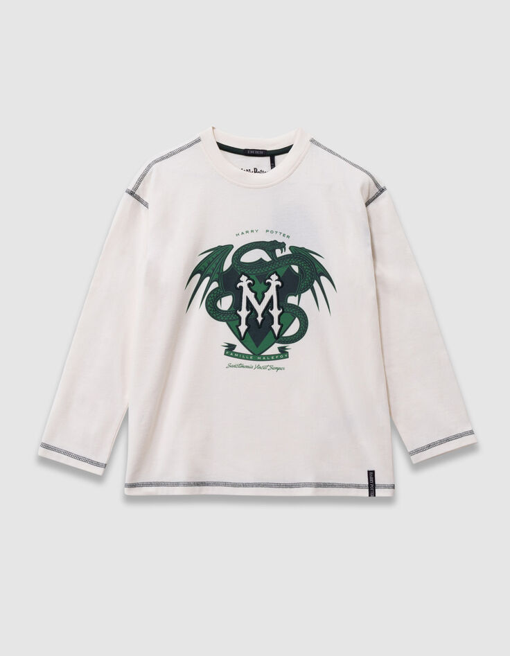 Camiseta blanca algodón Harry Potter niño-3