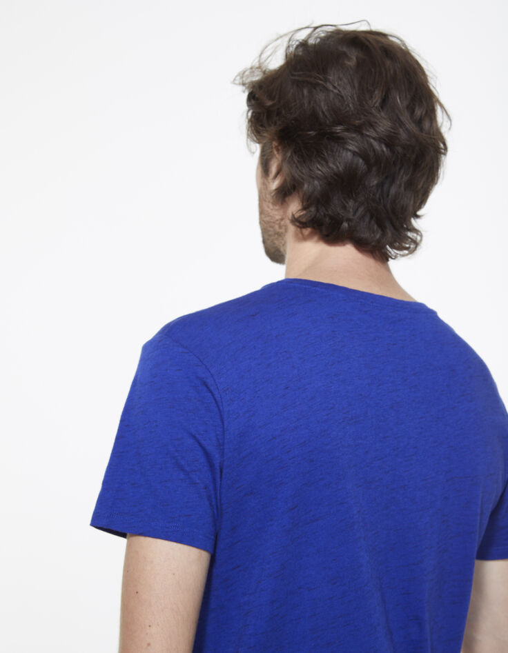 Camiseta azul hombre-4
